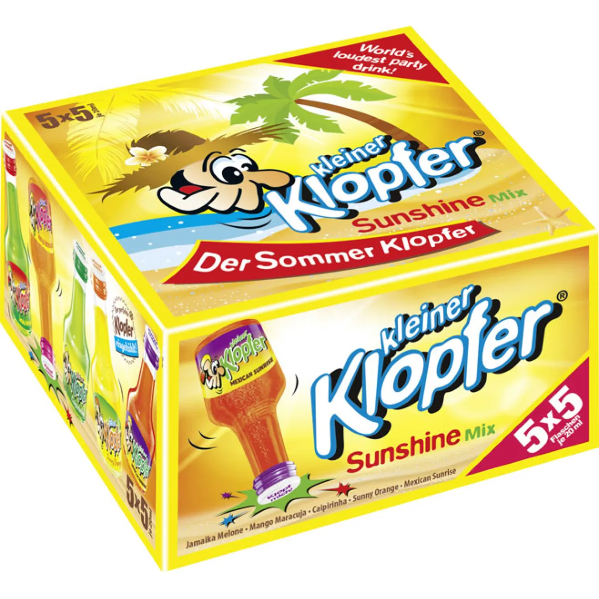 Kleiner Klopfer Sunshine-Mix 17% vol. 25x20 ml