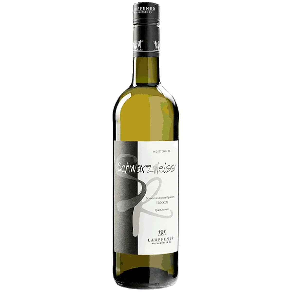 Lauffener Schwarz/Weiss Schwarzriesling Weißwein trocken 0,75 l