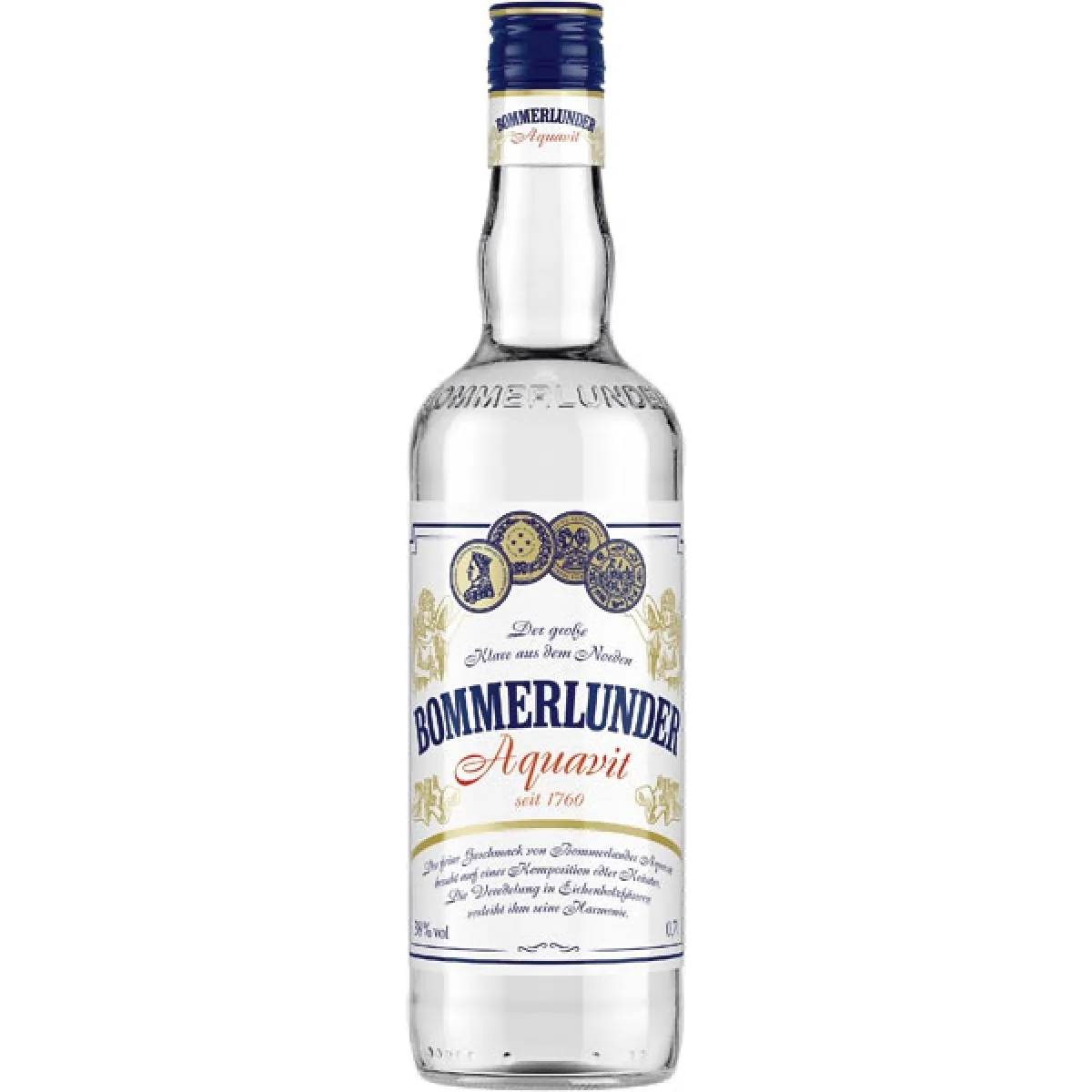 Bommerlunder Aquavit 38% vol. 0,7 l