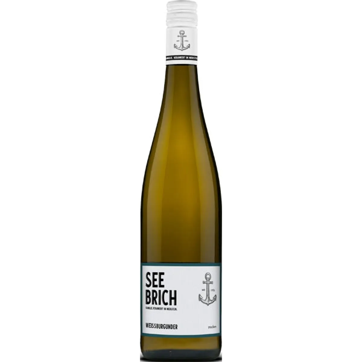 Seebrich Weissburgunder Vegan Weißwein trocken 0,75 l | 2022