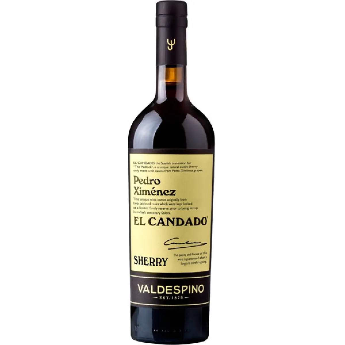 Valdespino El Candado Sherry Pedro Ximenez 0,75 l