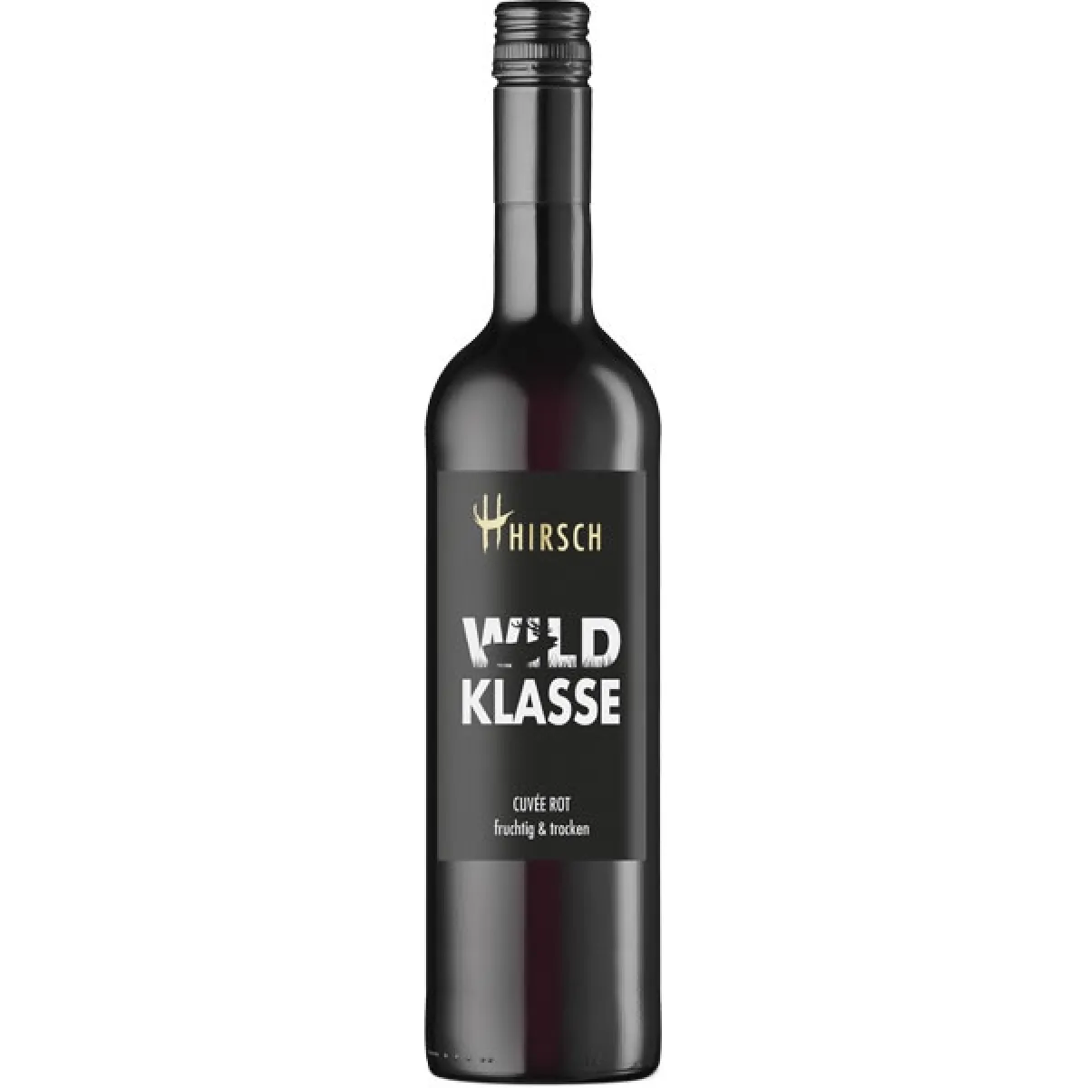 Hirsch Wildklasse Cuvée Vegan Rotwein trocken 0,75 l