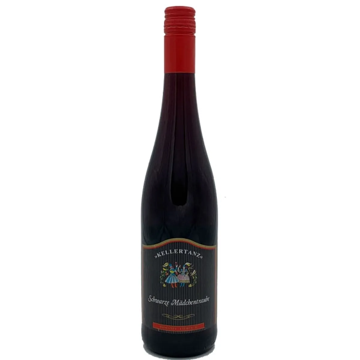 Kellertanz Schwarze Mädchentraube Rotwein lieblich 0,75 l