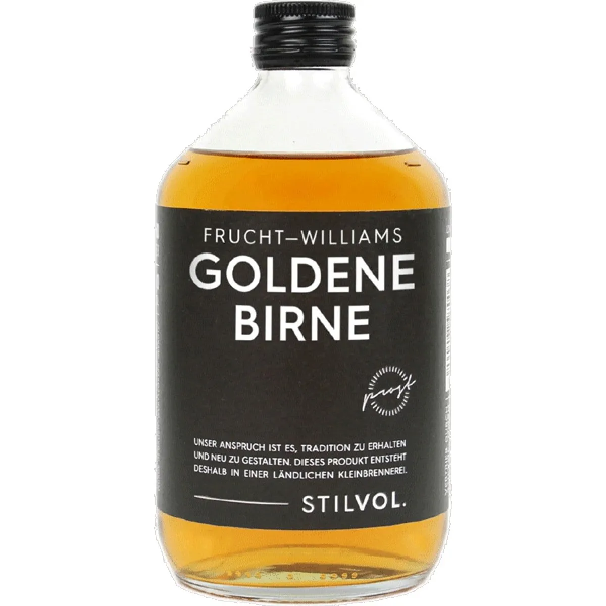 Stilvol. Goldene Birne 36% vol. 0,5 l