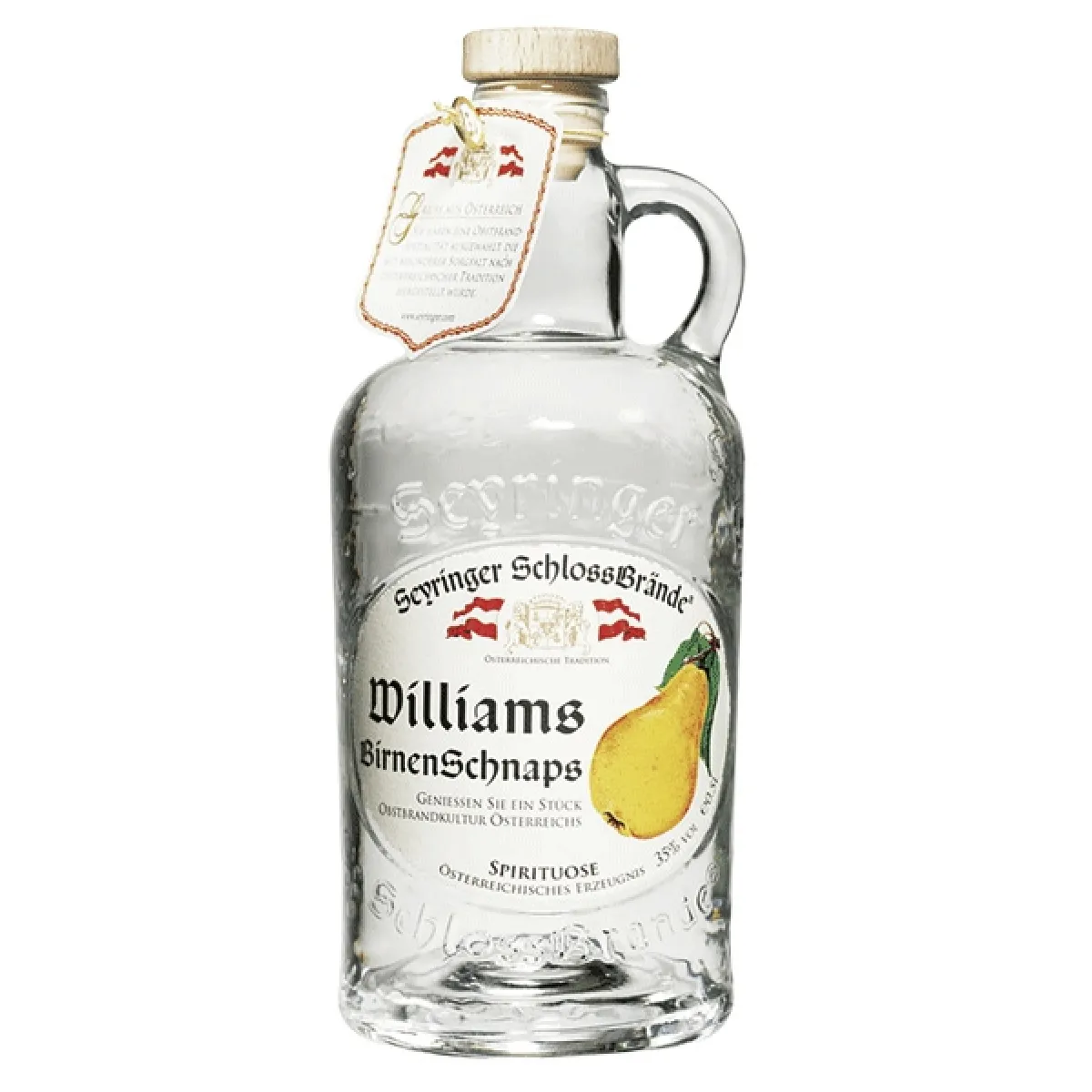 Seyringer Williams Birnen Schnaps 35% vol. 0,5 l