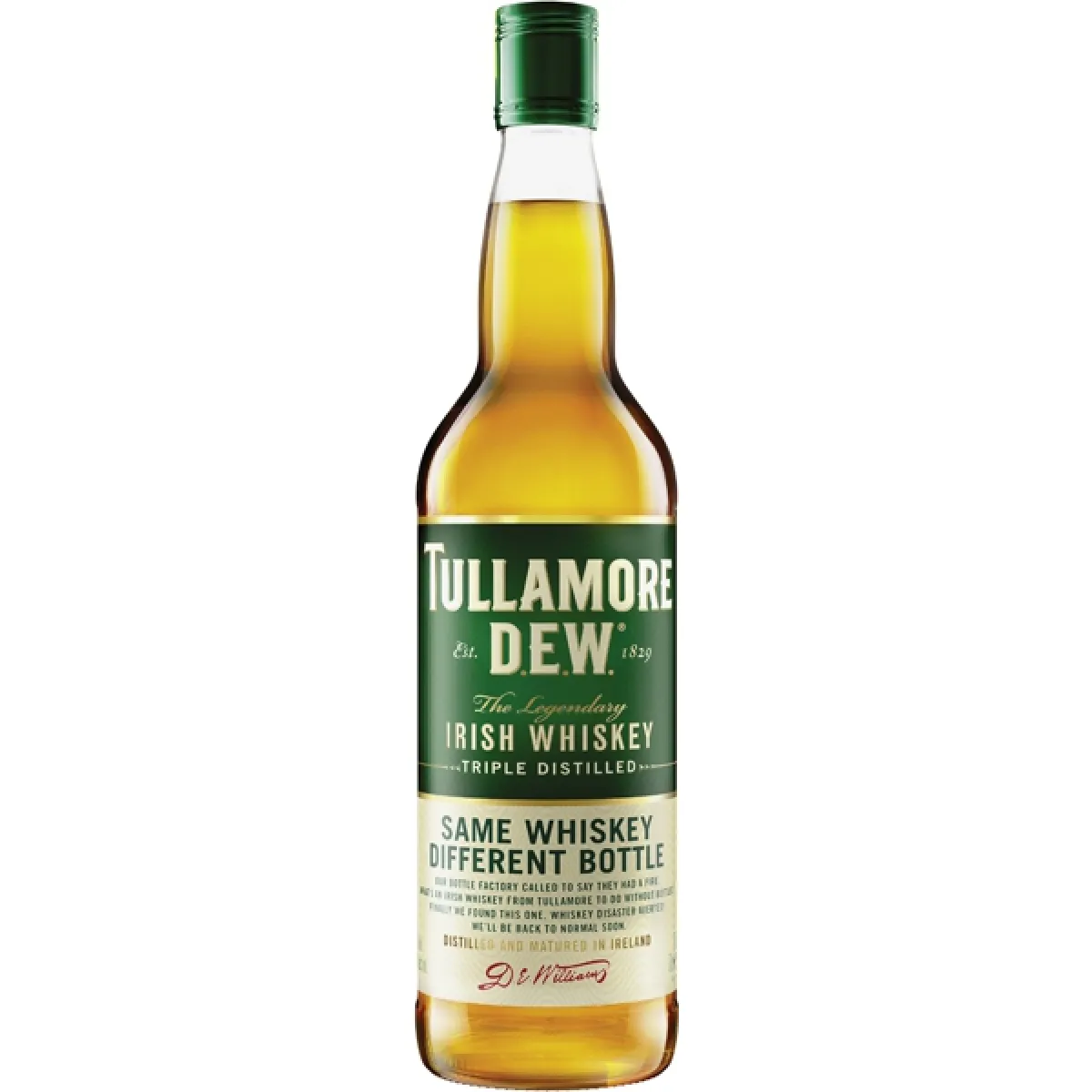 Tullamore Dew Irish Whiskey 40% vol. 0,7 l