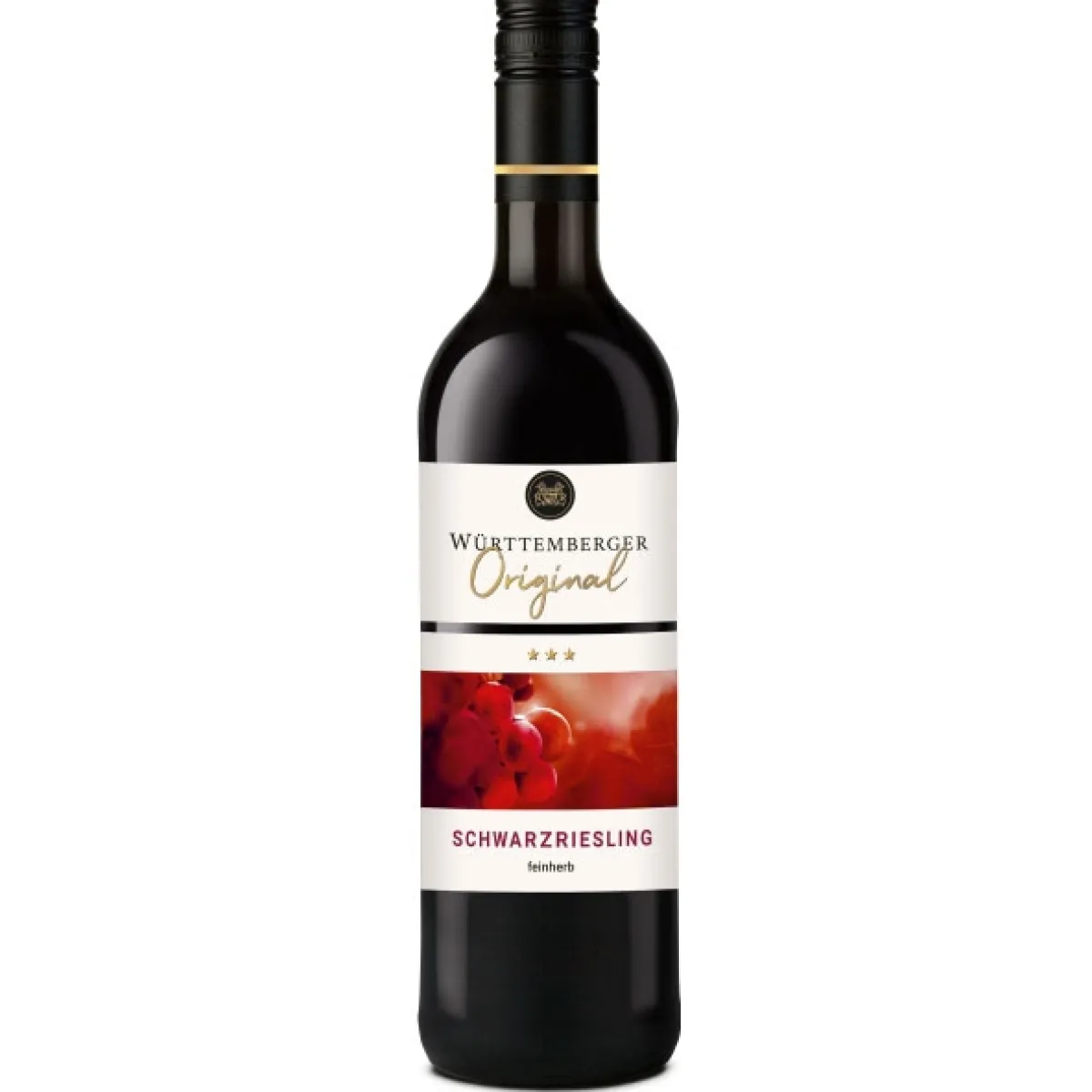 Württemberger Schwarzriesling Rotwein halbtrocken 0,75 l