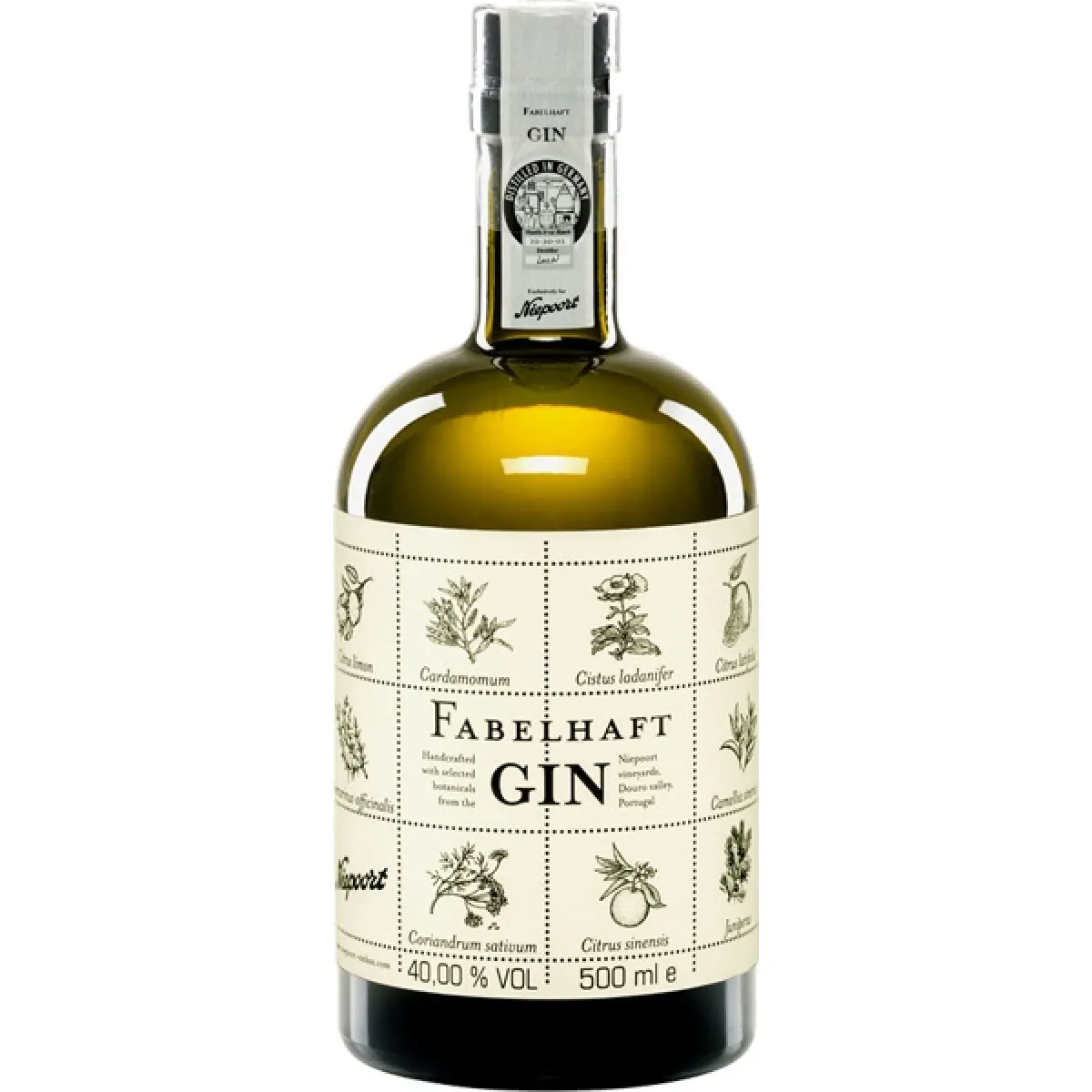 Niepoort Fabelhaft Gin 40% vol. 0,5 l