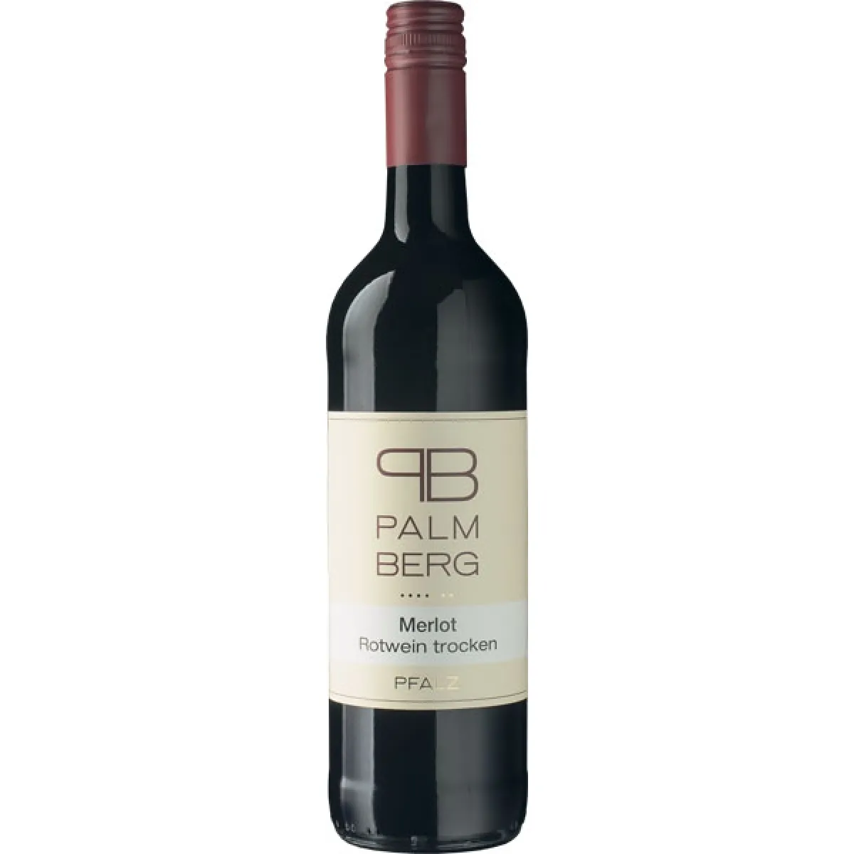 Palmberg Merlot Rotwein trocken 0,75 l | 2022