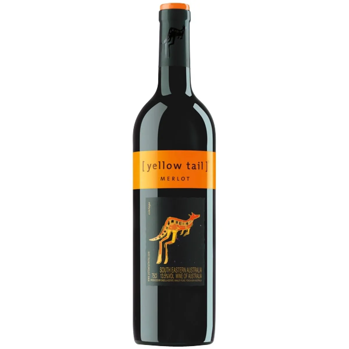 Yellow tail Merlot Rotwein trocken 0,75 l | 2022