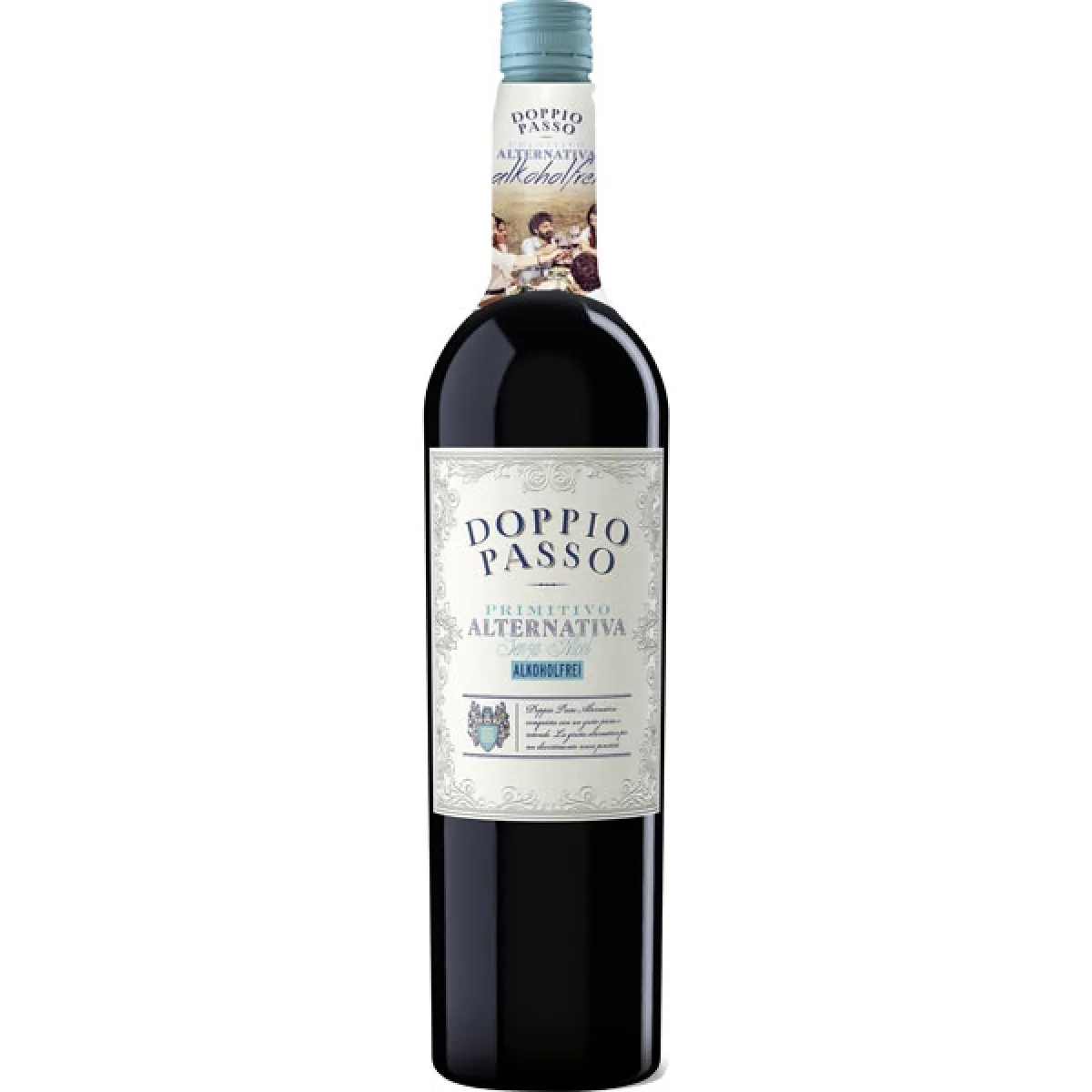 Doppio Passo Primitivo alkoholfrei Rotwein süß 0,75 l