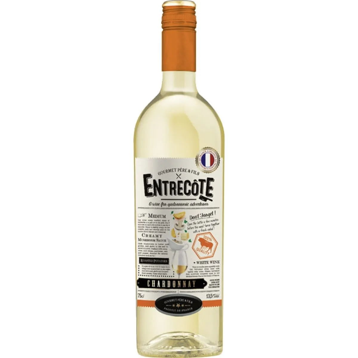 Entrecôte Chardonnay Weißwein trocken 0,75 l | 2022