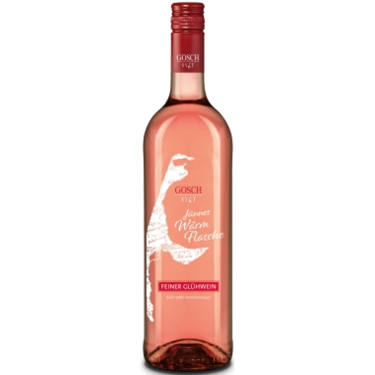 Gosch Jünnes Wärmflasche Rosé Glühwein süß 0,75 l