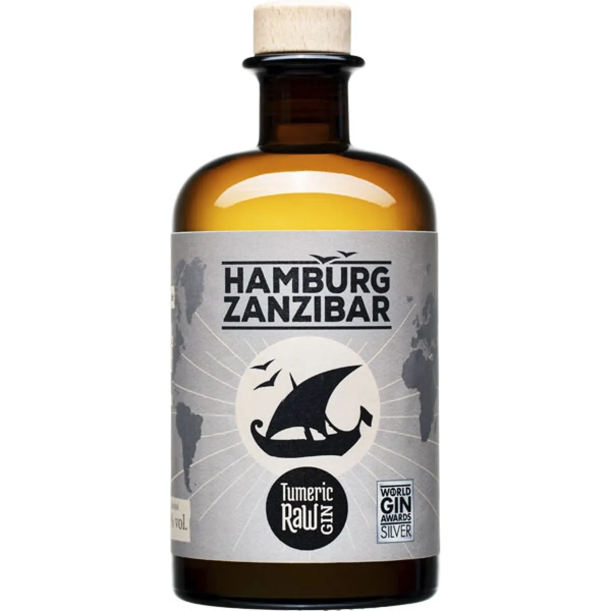 Hamburg Zanzibar Tumeric Raw Gin 45% vol. 0,5 l