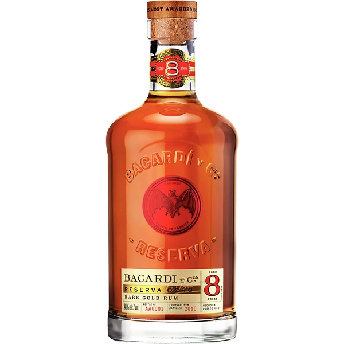 Bacardi Reserva 8 Years Rum 40% vol. 0,7 l