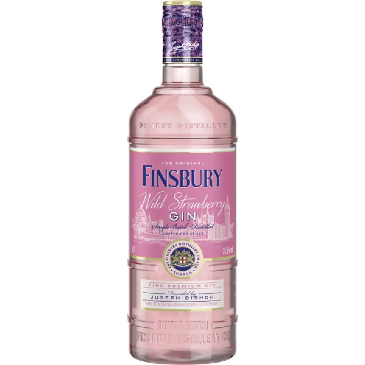 Finsbury Wild Strawberry Gin  37,5% vol. 0,7 l