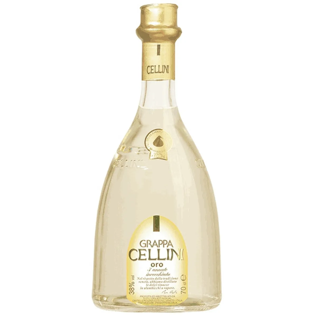 Bottega Cellini Oro Grappa 38% vol. 0,7 l