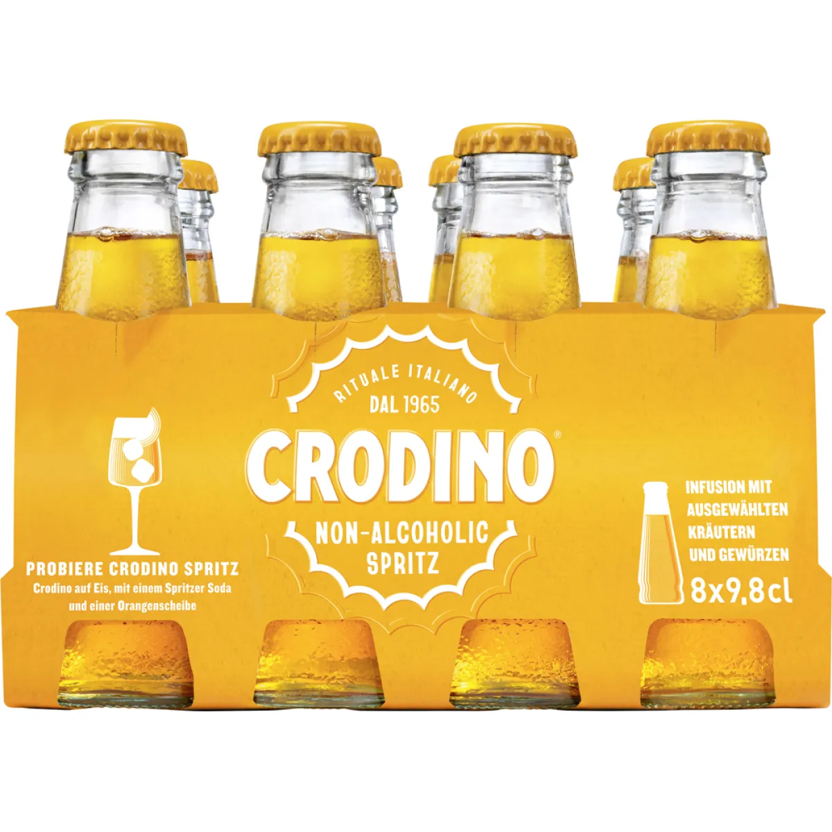 Crodino Aperitivo Alkoholfrei 8x98 ml