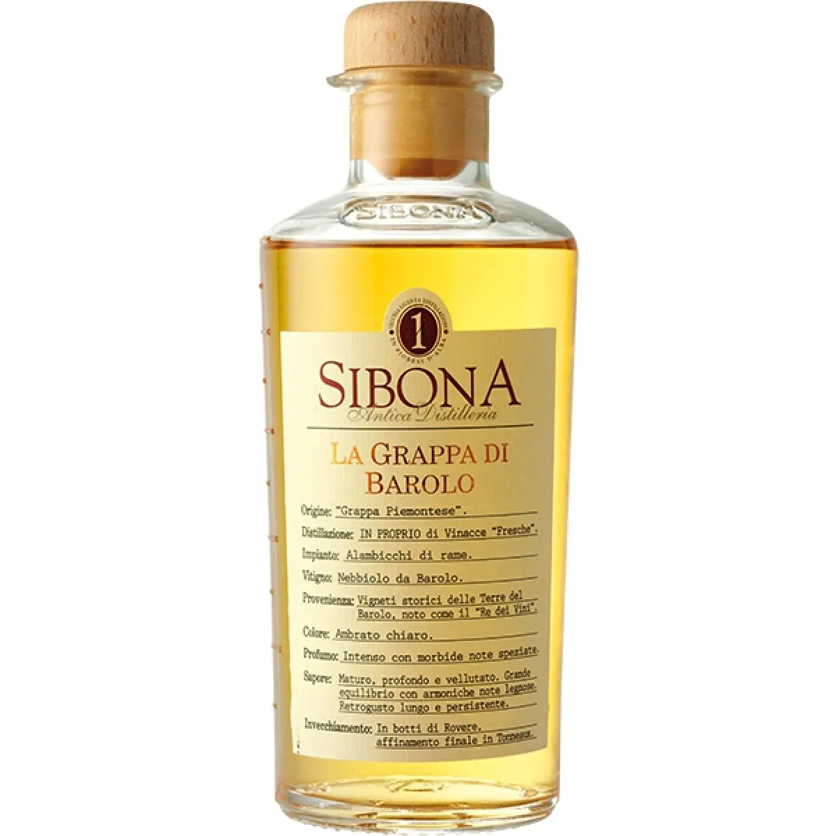 Sibona Grappa Barolo 40% vol. 0,5 l