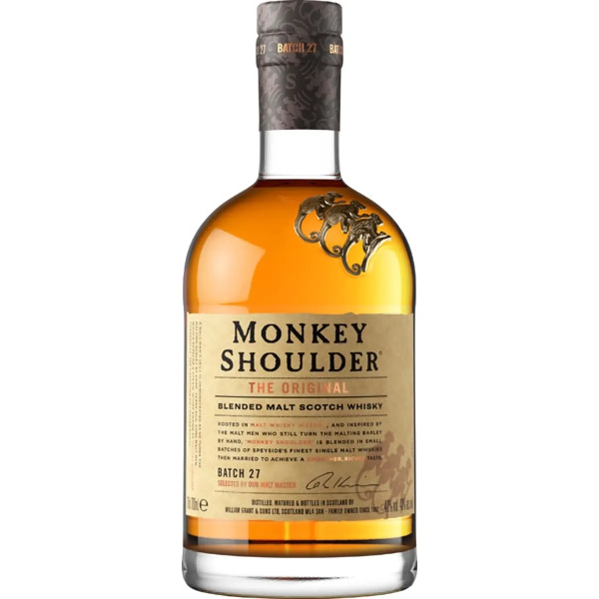 Monkey Shoulder Blended Malt Scotch Whisky 40% vol. 0,7 l