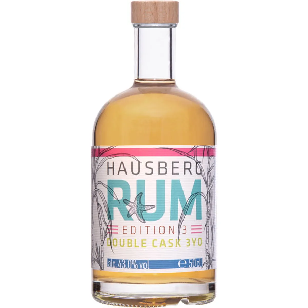 Hausberg Edition 3 Double Cask Rum 3 Years 43% vol. 0,5 l