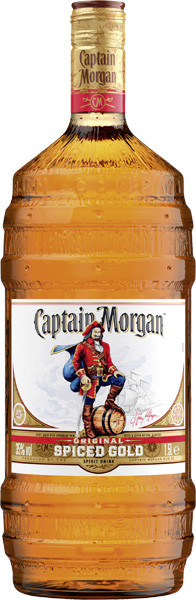 Captain Morgan Original Spiced Schneekloth 1,5 l vol. 35% | Gold