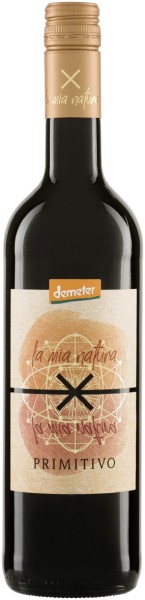 X La Mia Natura Primitivo Rotwein Demeter/Bio/Vegan trocken 0,75 l