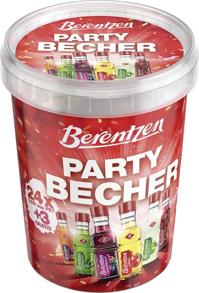 Berentzen Partybecher 15-18% vol. 27x20 ml