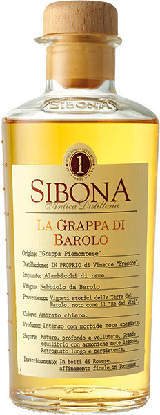 Sibona Grappa Barolo 40% vol. Schneekloth l | 0,5
