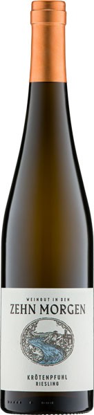 Weingut In den Zehn Morgen Krötenpfuhl Riesling Vegan Weißwein trocken 0,75 l