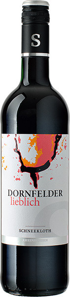 Schneekloth Dornfelder Rotwein lieblich 0,75 l | Schneekloth